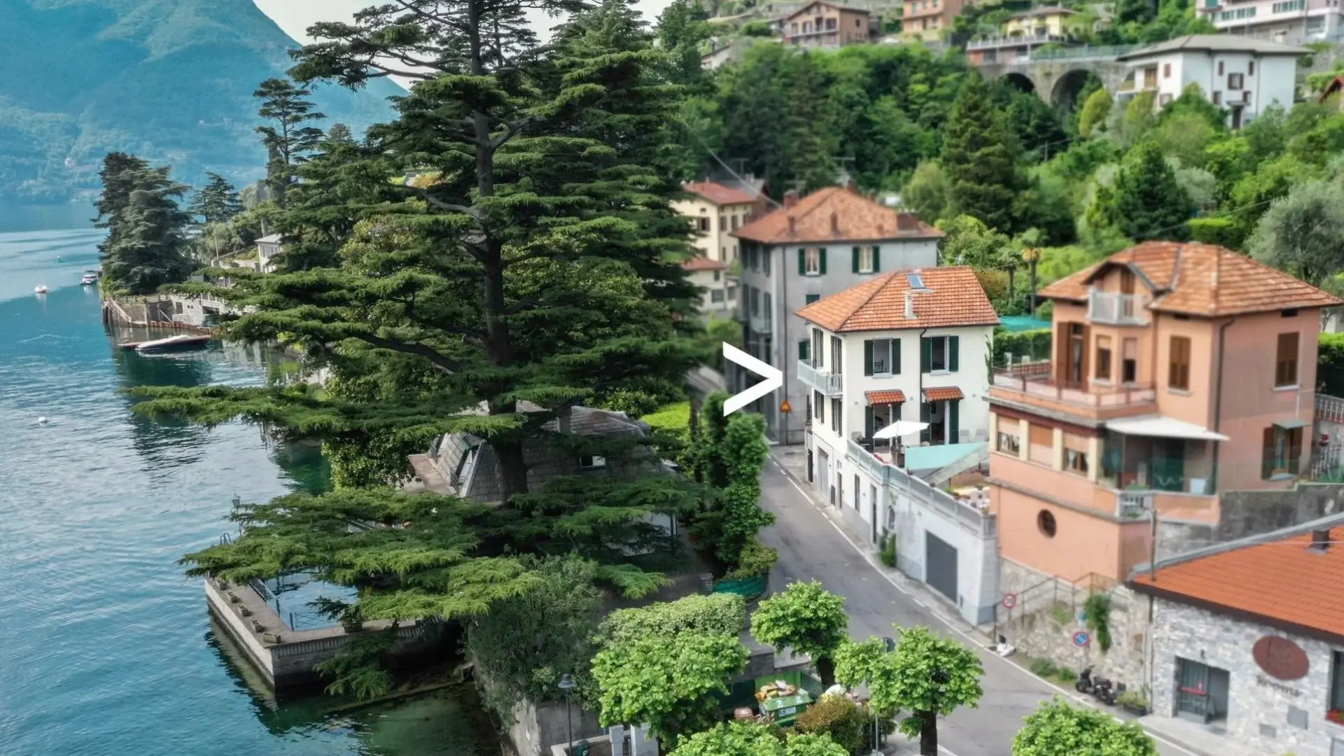 Four stories of lakeside luxury, an expansive terrace and numerous balconies with stellar Lake Como views set this unique Italian getaway apart.
