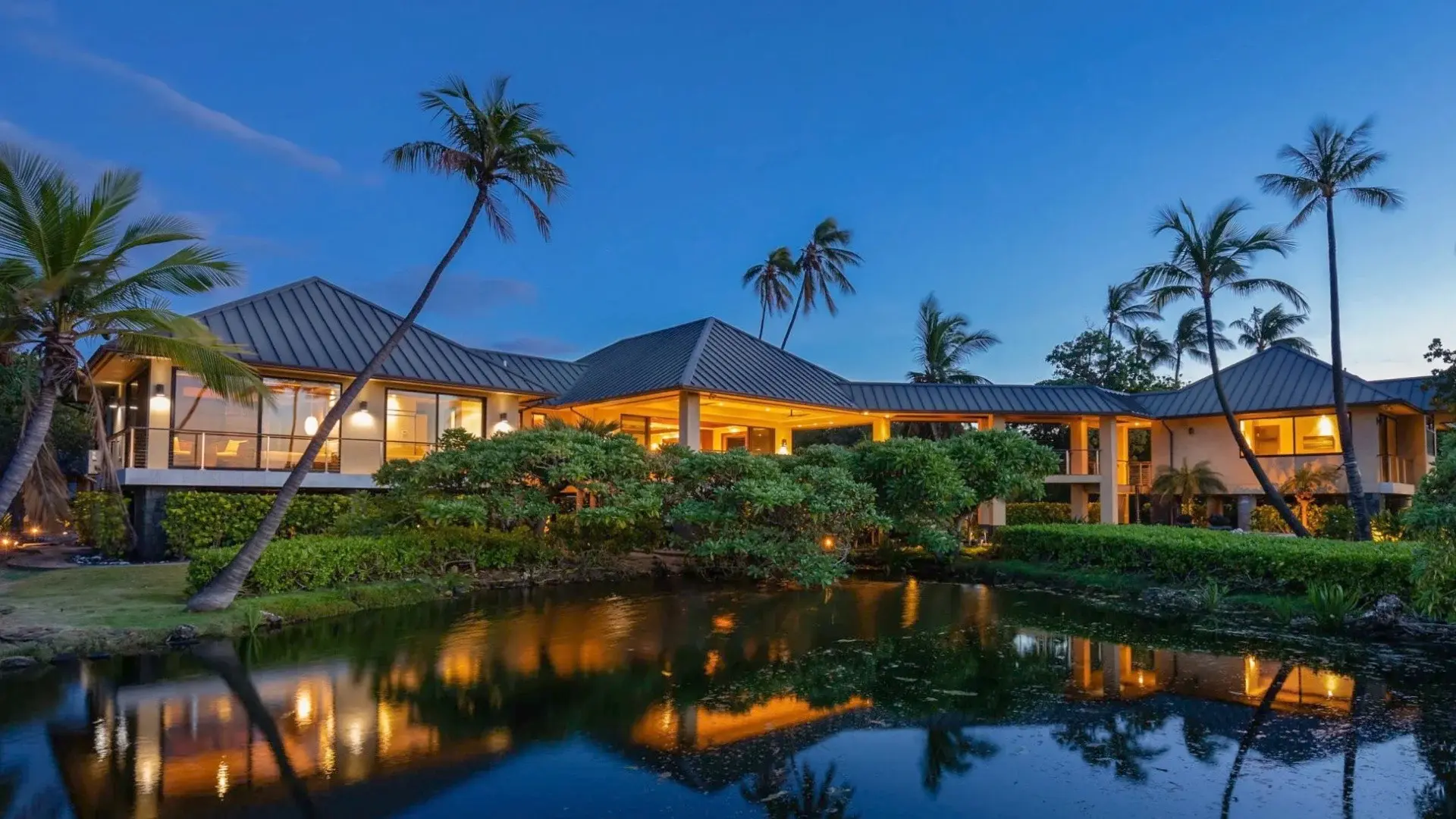 Endless ocean views, modern luxuries, and old Hawaii charm characterize this custom estate set on one of the largest oceanfront lots in Puako with over 350ft of beach frontage. 