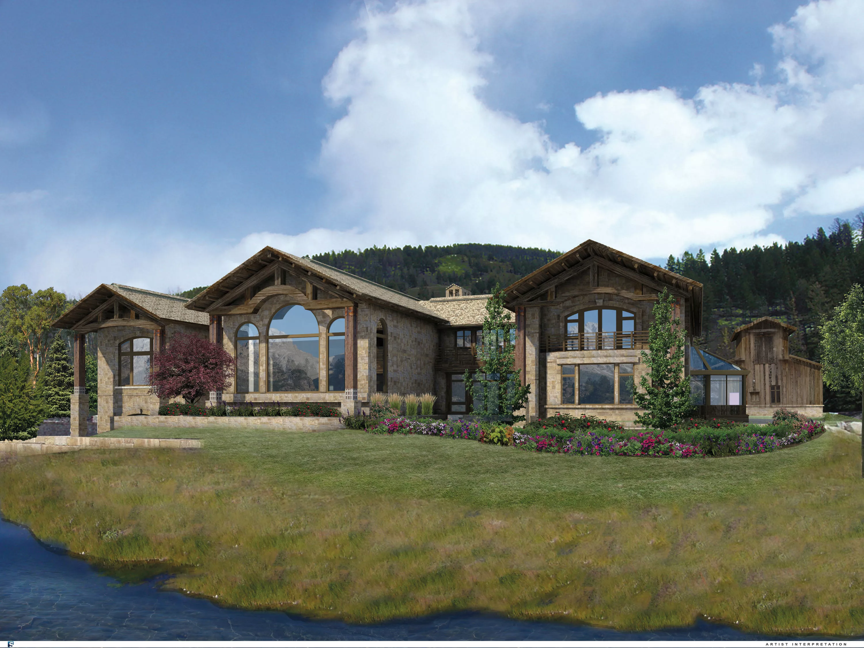 7700 E Gros Ventre Springs Road, Jackson Hole, Wyoming 83011 - jackson_hole_03_rear_ipygid