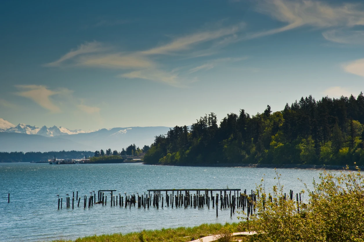 Point Roberts WA stock photo