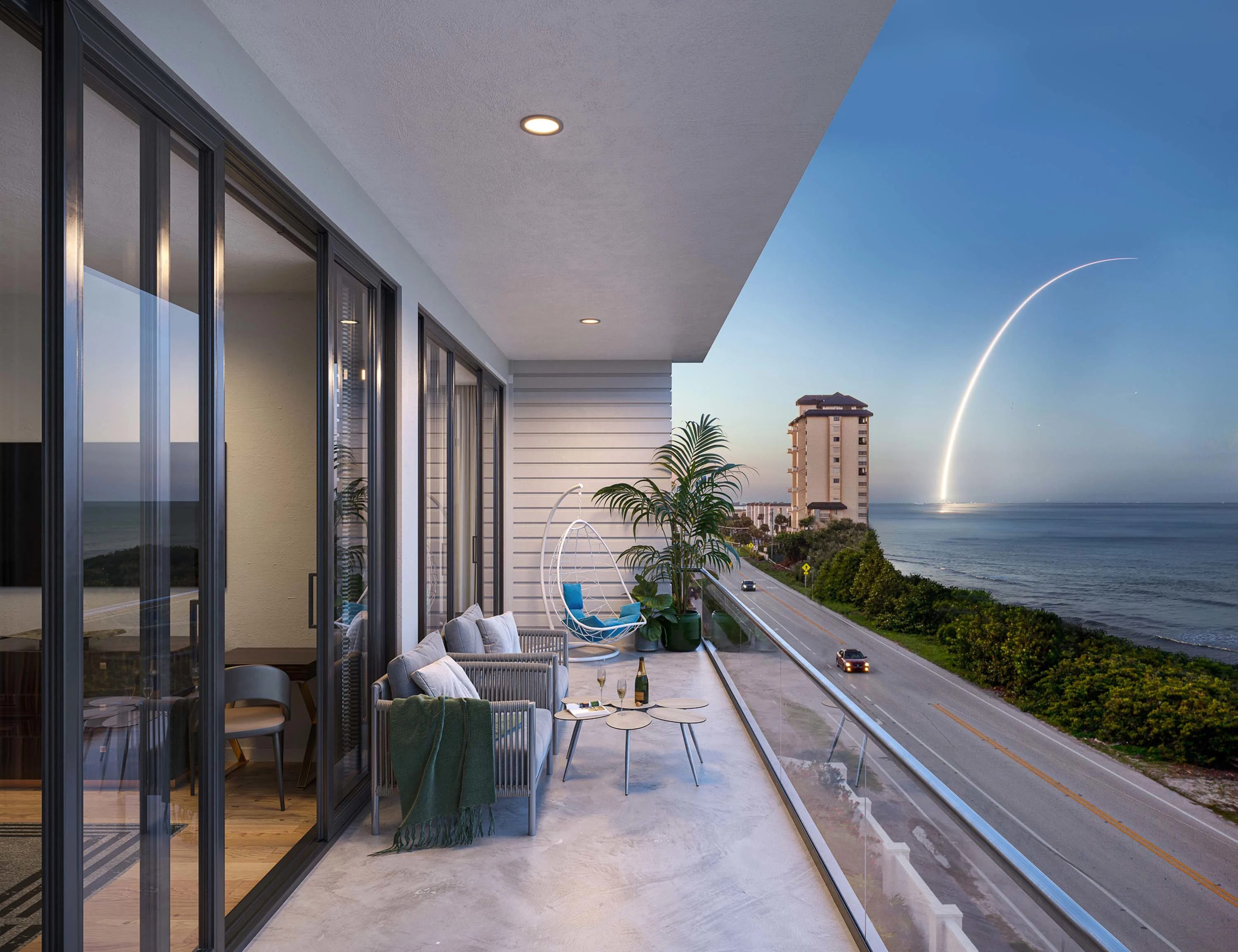 Harbor Island Beach Club, Building A | 3051 Hafen Lane, Melbourne Beach, Florida 32951 - 21_-_03-Balcony_View_iicvqq