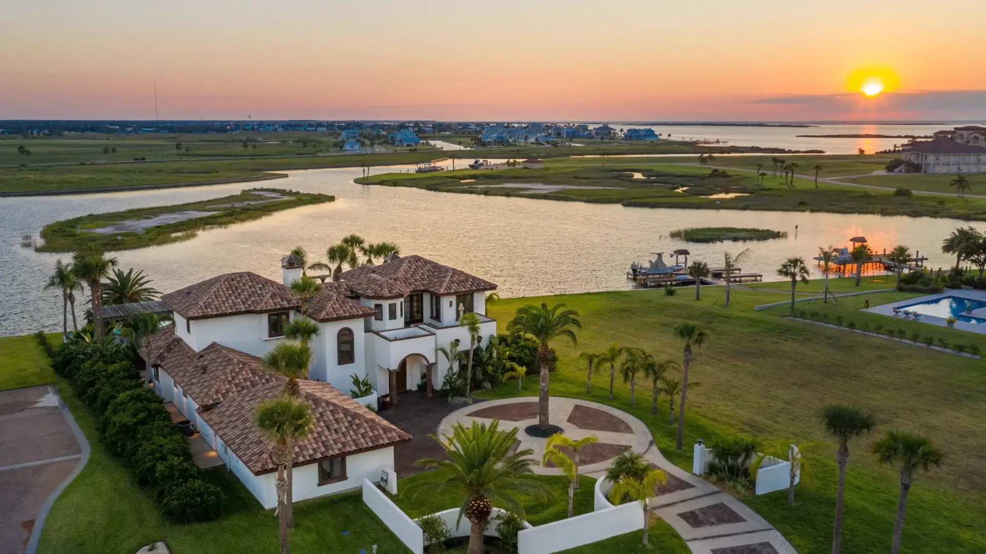 A true seaside oasis, 16 La Buena Vida Drive is filled to the brim with high-end finishes, decedent details, and luxury around every turn. This 4,649-square-foot estate has every amenity imaginable to create a truly tranquil living space. With an open kit