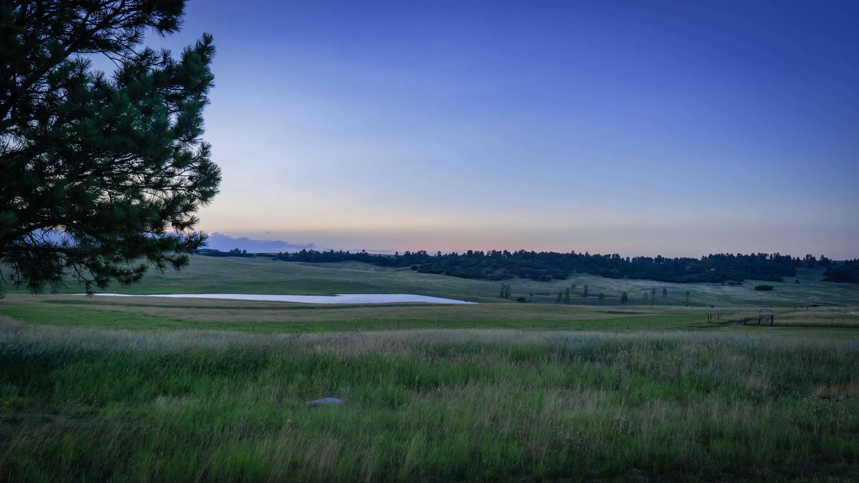 9663 East Palmer Divide Avenue, Larkspur, Near Colorado Springs, Colorado 80118 - 50_-_Pasture_and_Pond_at_Sunset_sufwjr