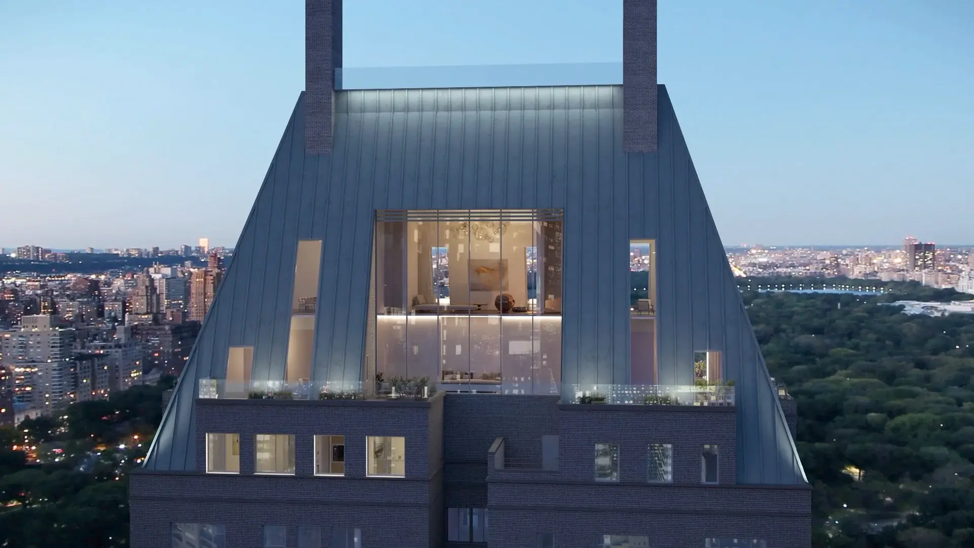 This iconic, one-of-a-kind Billionaire's Row penthouse comes with pre-approved, “shovel”-ready design by lauded architecture firms and unparalleled, low carry costs.