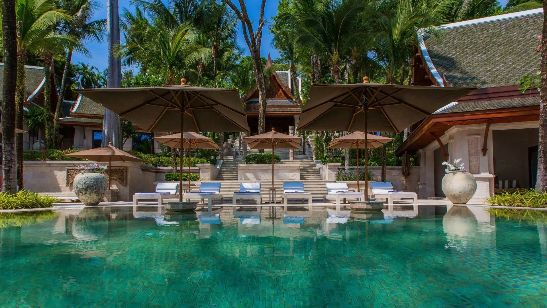 Step foot into Villa Sawan and you’ll immediately realize why this 8-bedroom oasis is one of the most coveted hidden gems on the west coast of Phuket. Never before listed for sale, the original owners spared no expense when developing this “resort within 