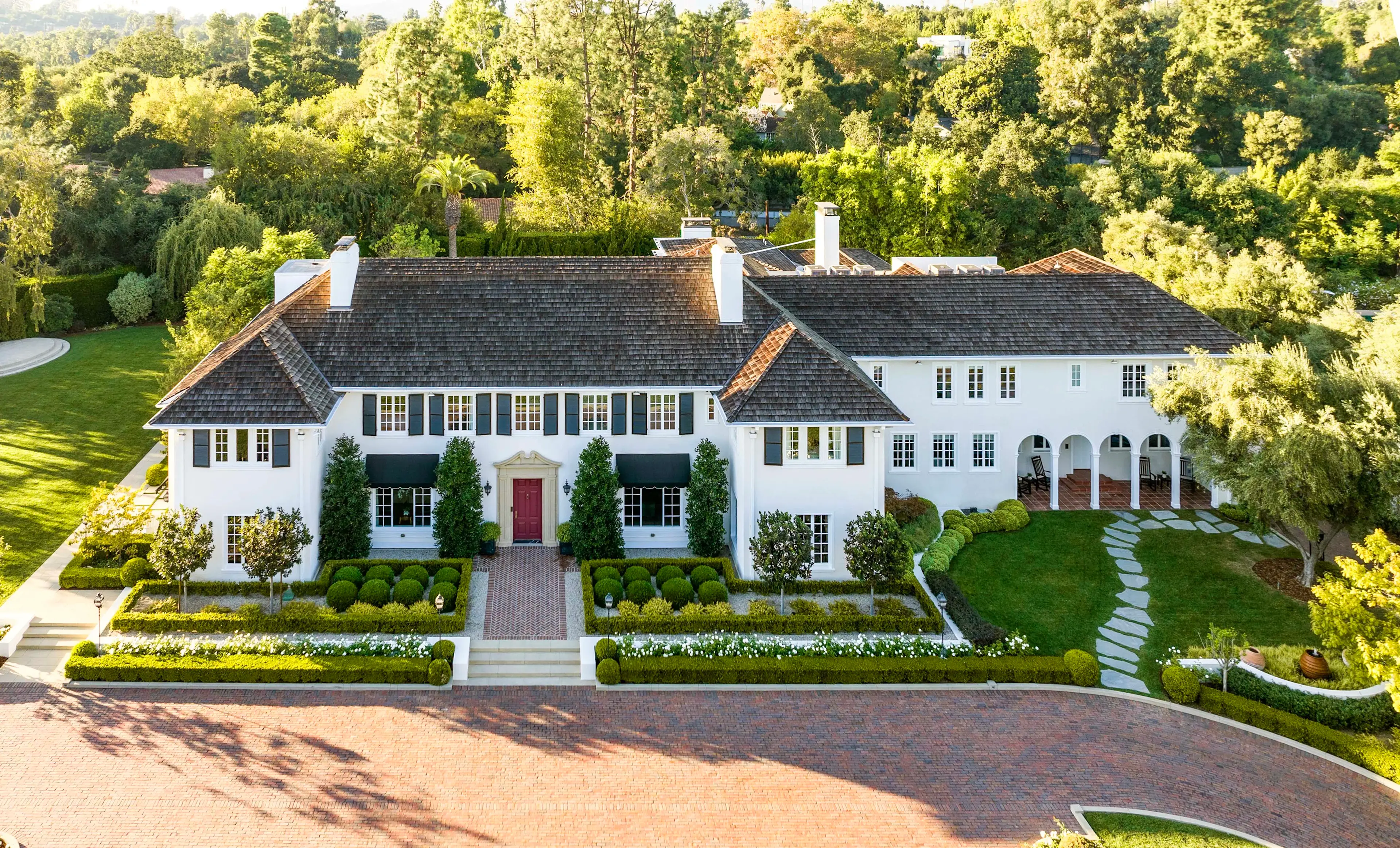 Hero image for The mansion home & entertainment gallery boasts architectural notoriety with designs by three top architects—Myron Hunt, Gordon Kaufmann AIA, and Ladd & Kelsey.