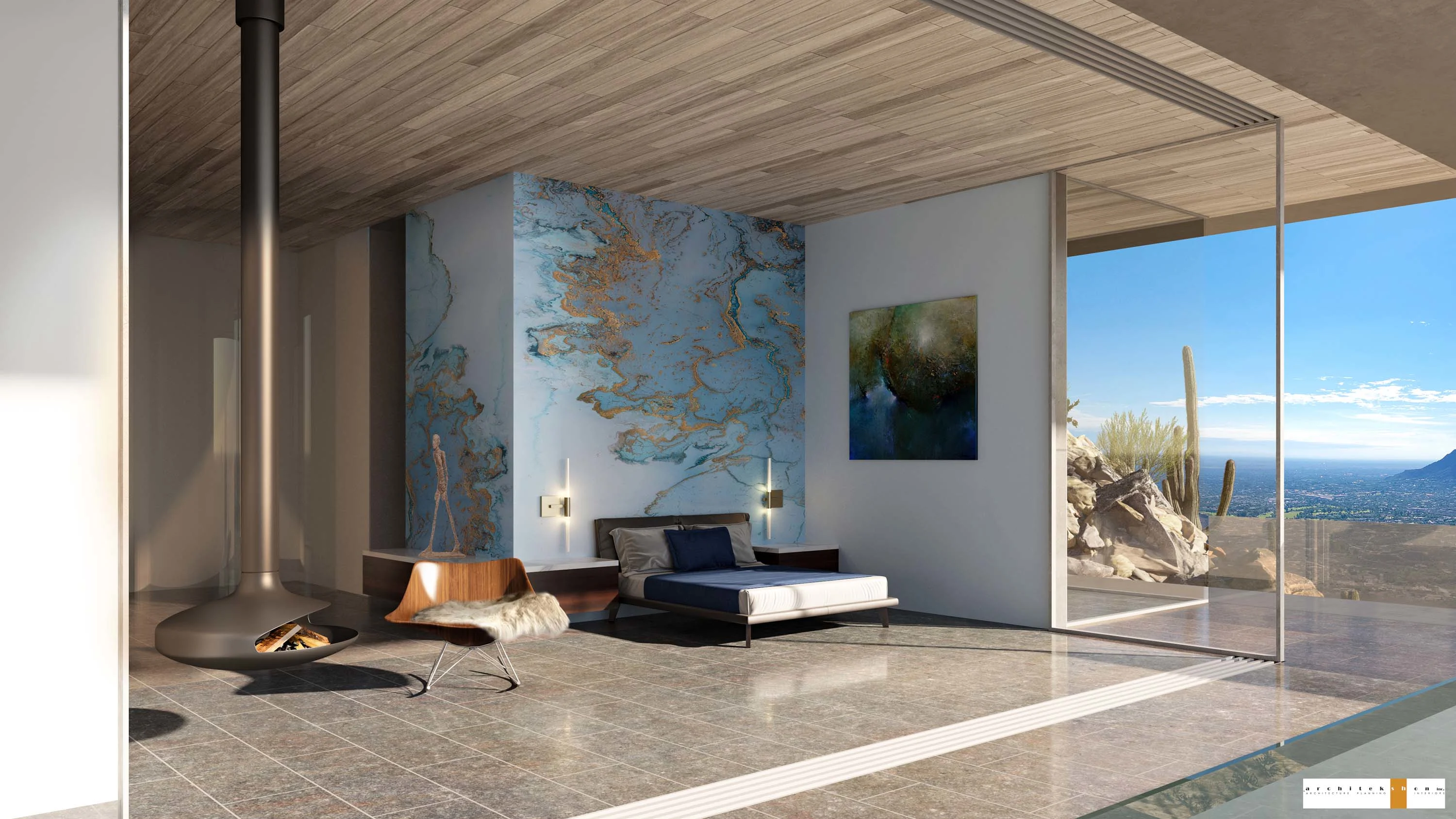 Saddleridge | 7620 (Lot 202) & 7540 (Lot 205) North Red Ledge Drive, Paradise Valley, Phoenix Area, Arizona 85253 - 18_-_Serenity-Heights-Int-Day-4_bpvrgn