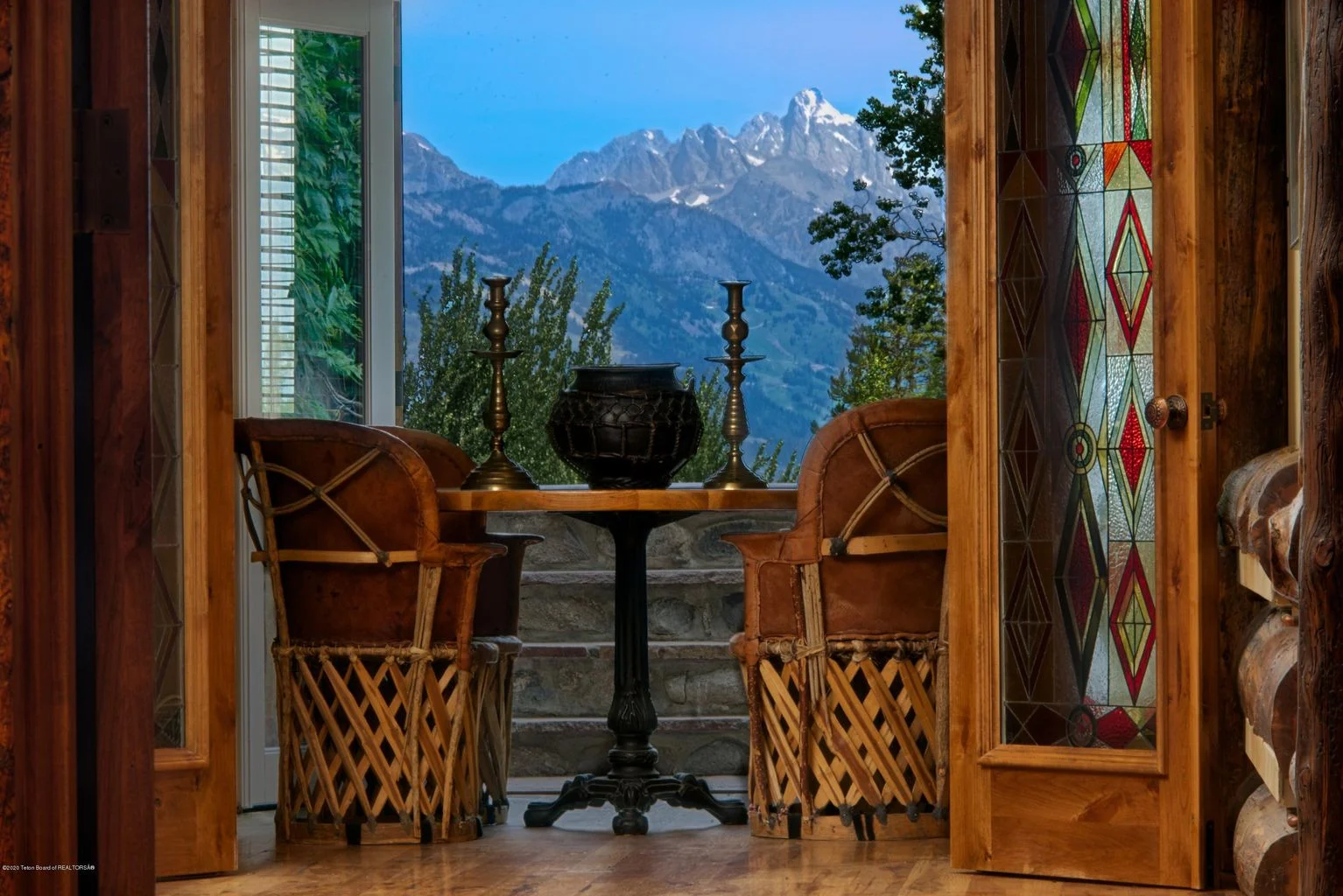 Singing Trees | 3355 South Fall Creek Road, Wilson, Jackson Hole Area, Wyoming 83014 - 22_-_Office_View_tyba3r