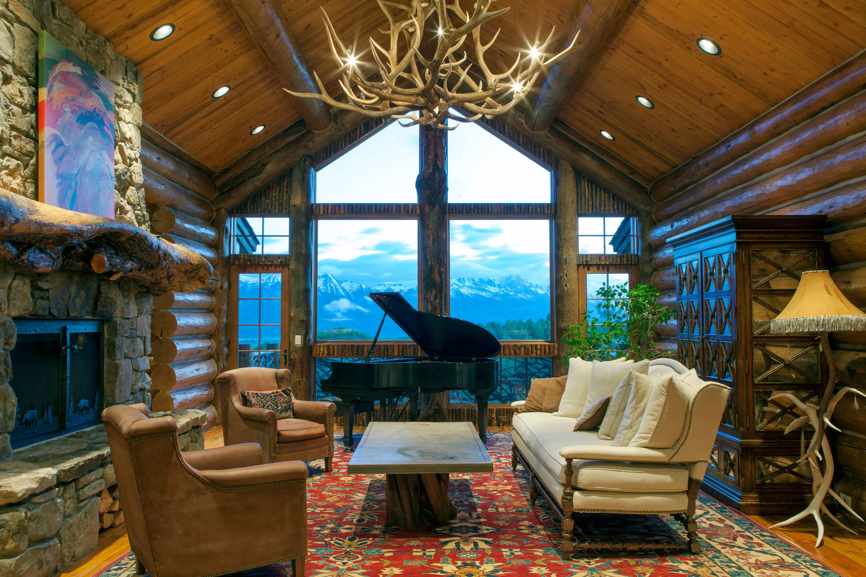 3000 North Riva Ridge Road, Jackson, Wyoming 83001 - greatroom_9486_mhagjj