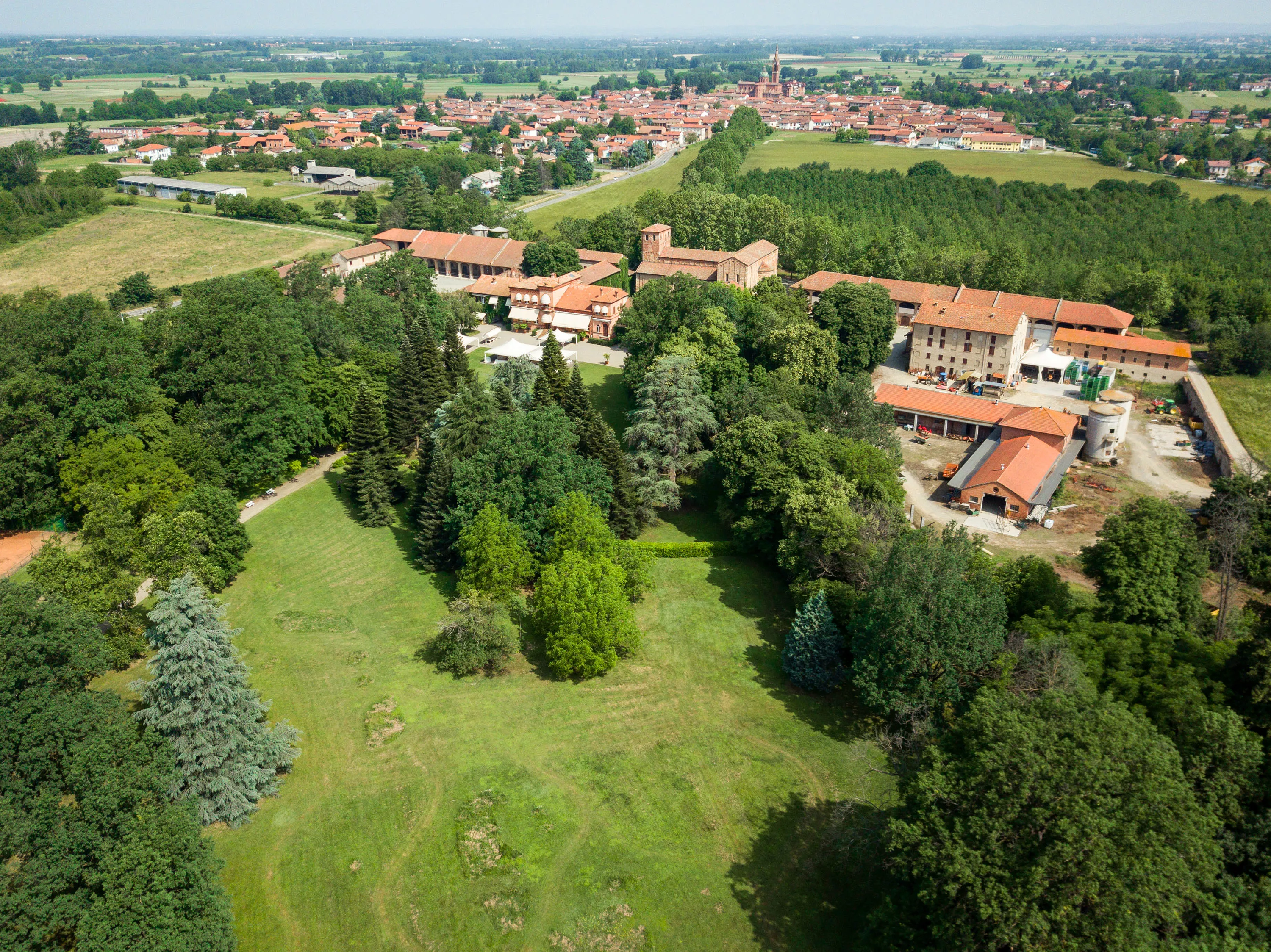 Santa Giustina Abbey and Villa Badia, Piedmont, Italian Alps , Italy - santa_giustina_abbey_villa_badia_piedmont_italy_45_a5n7nx
