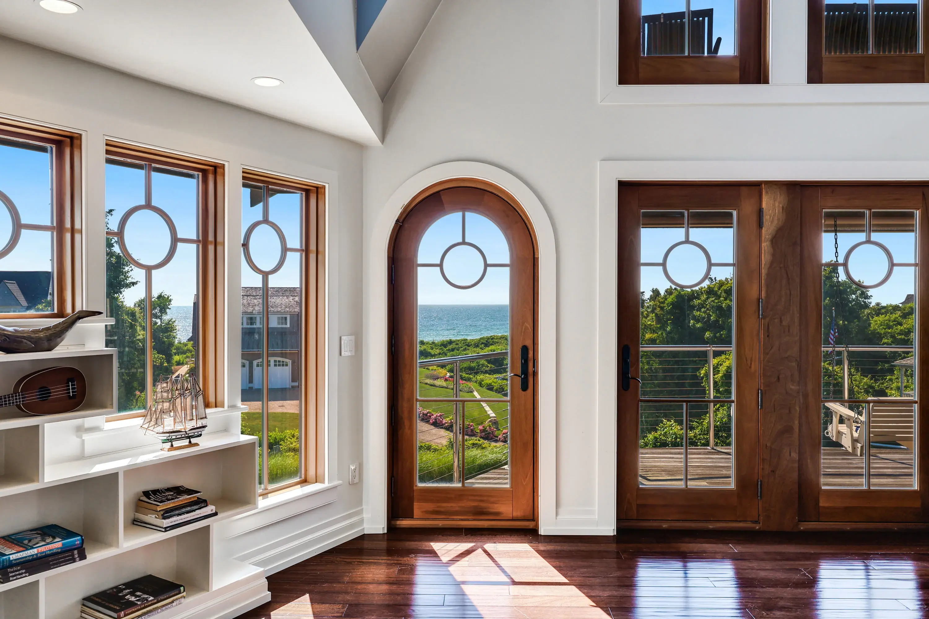 This architectural masterpiece offers sweeping ocean views from all west-facing rooms, providing a front-row seat to stunning sunsets. 