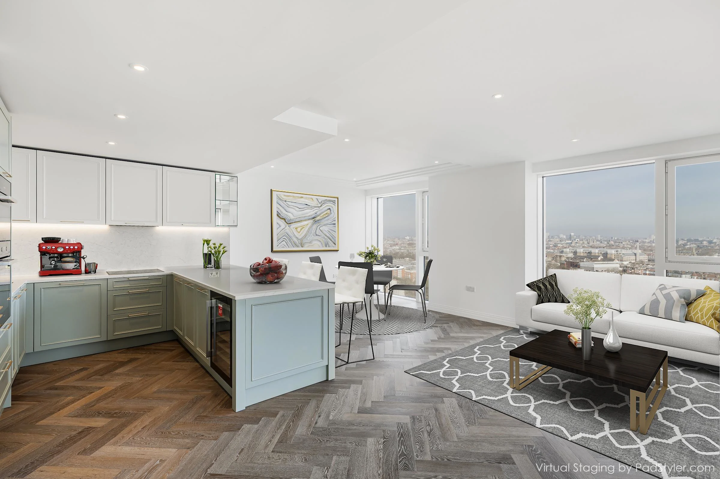 Kings Tower, Chelsea Creek, Chelsea, London, England SW6 2FS, United Kingdom - 17449631233_LivingDiningcopy_wnbkbv