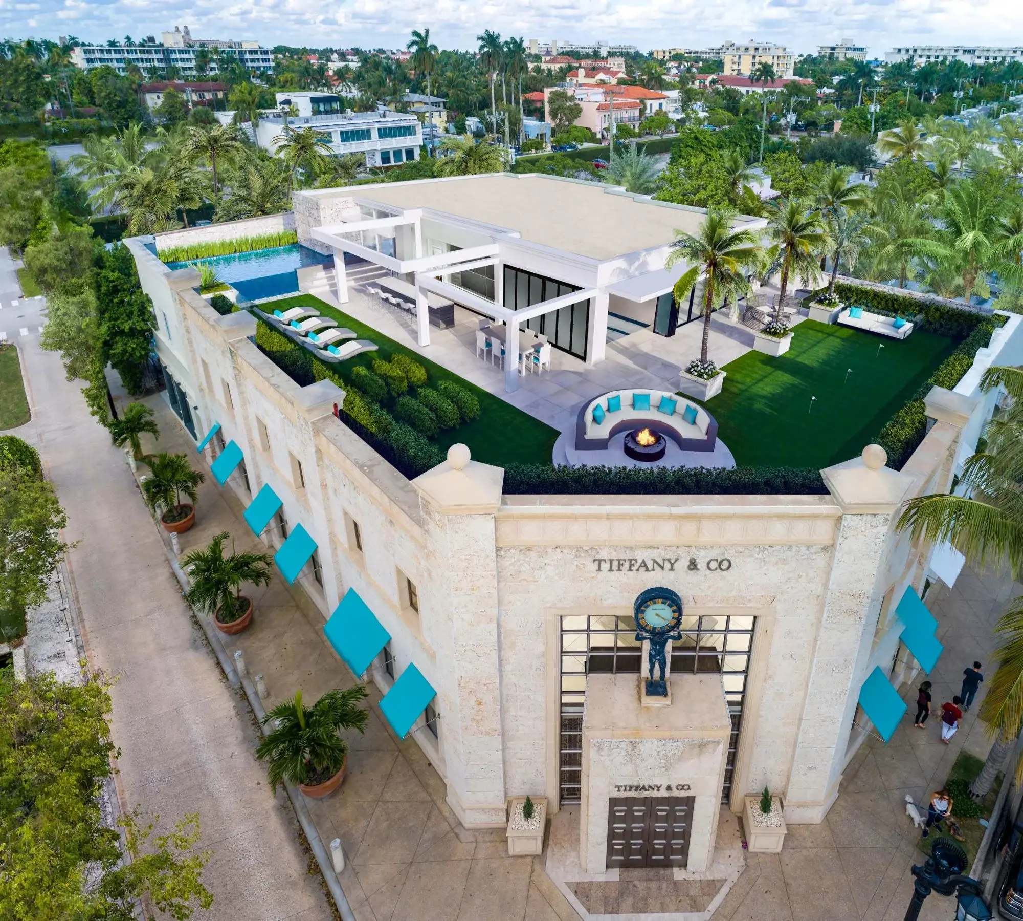 Once in a lifetime opportunity to own the only penthouse—and largest in Palm Beach—set above Tiffany & Co on iconic Worth Avenue.