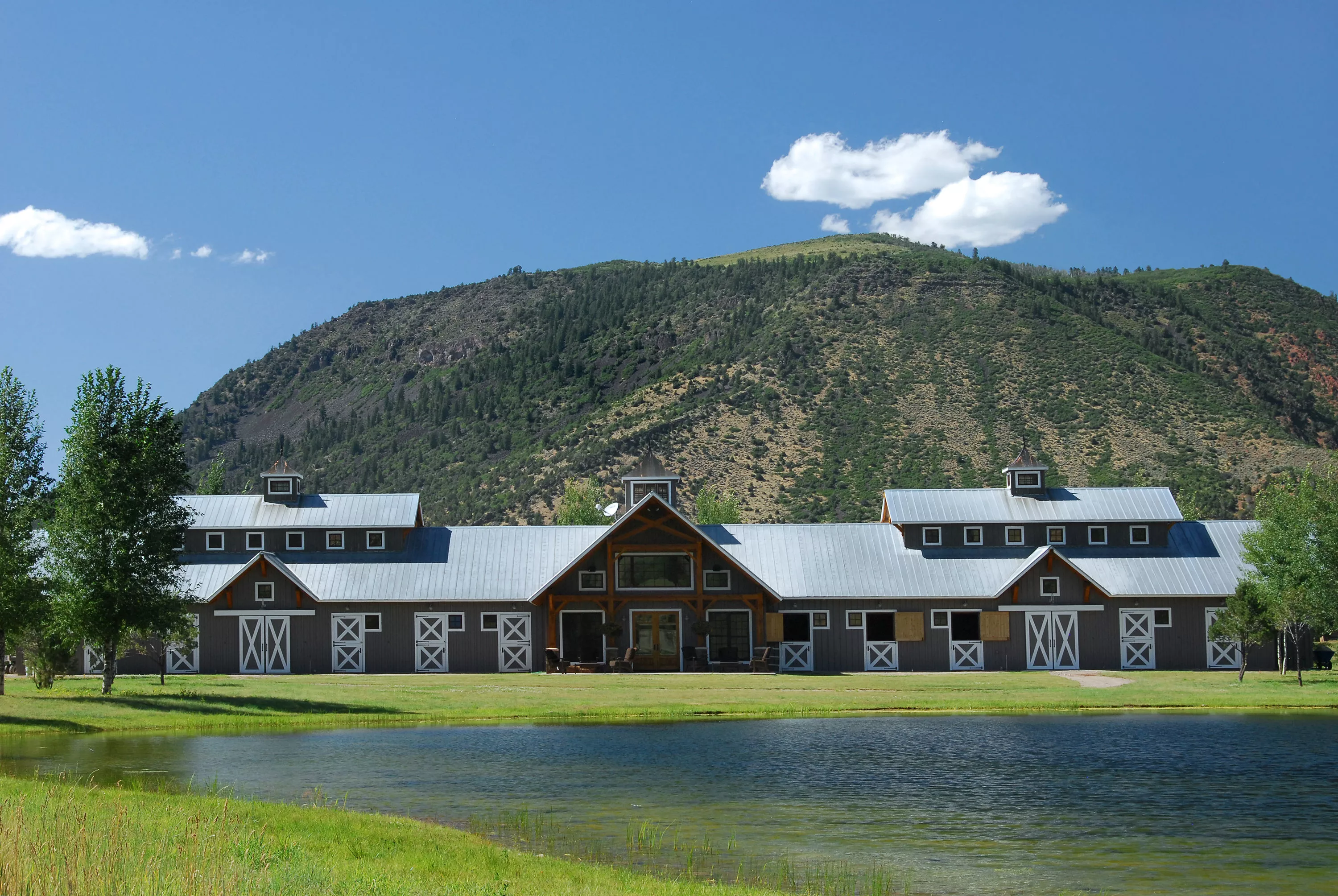 Chaparral Lot 2, Aspen, Colorado 81611 - chaparral-lot-2_pond-and-horse-barn_alcamo
