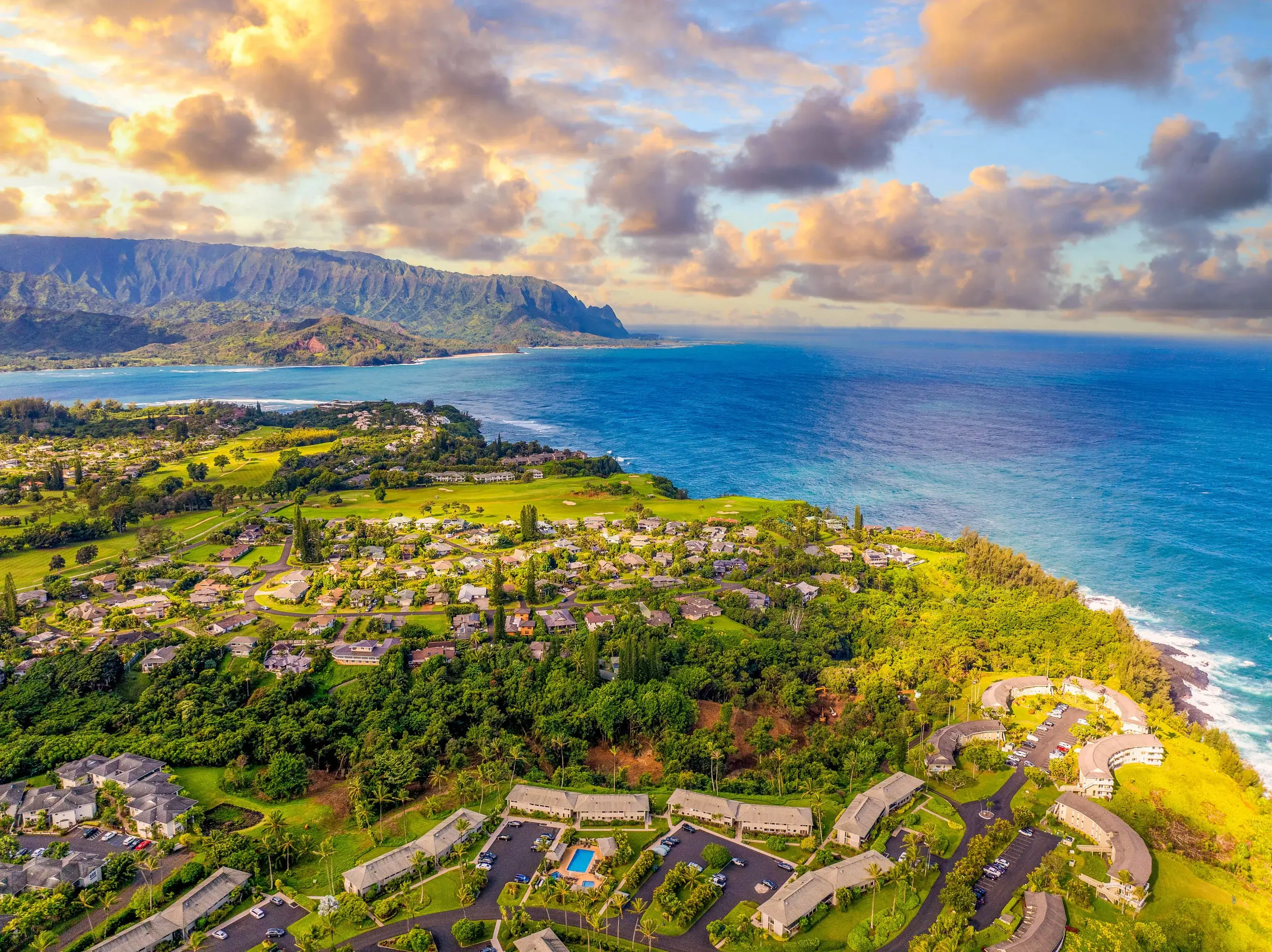 An extraordinary legacy opportunity awaits at this pristine 27-plus acre oceanfront parcel representing one of the last available treasures within Princeville's prestigious resort community. 