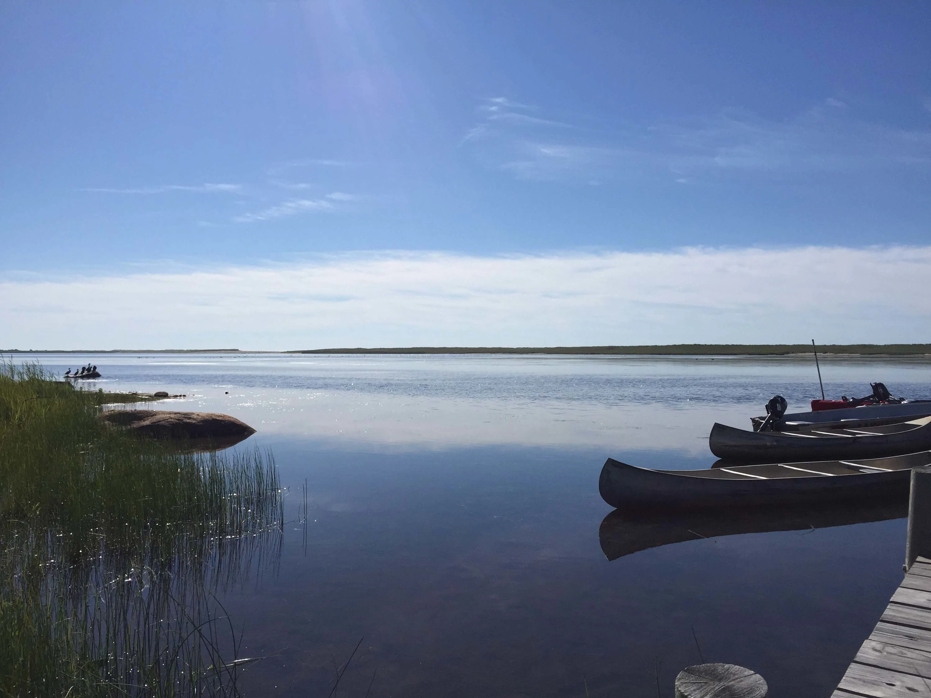Chilmark House | 8 Snail Road, Chilmark, Martha's Vineyard, Massachusetts 02535 - 50_-_shared_dock_on_Chilmark_pond_1_qsllzq