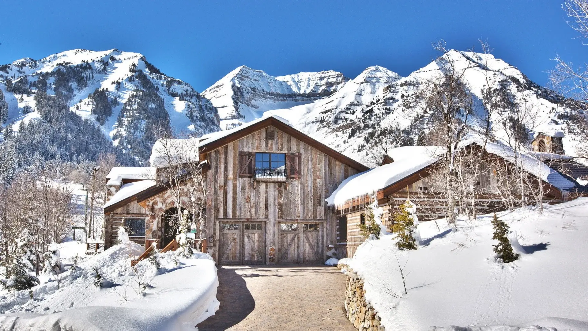 A rare opportunity for ski-in and ski-out convenience in beautiful Sundance, this property is the ultimate mountain escape. Enjoy all four seasons from your French monastery-style inspired stone and wood chalet. This property is an extraordinary place for