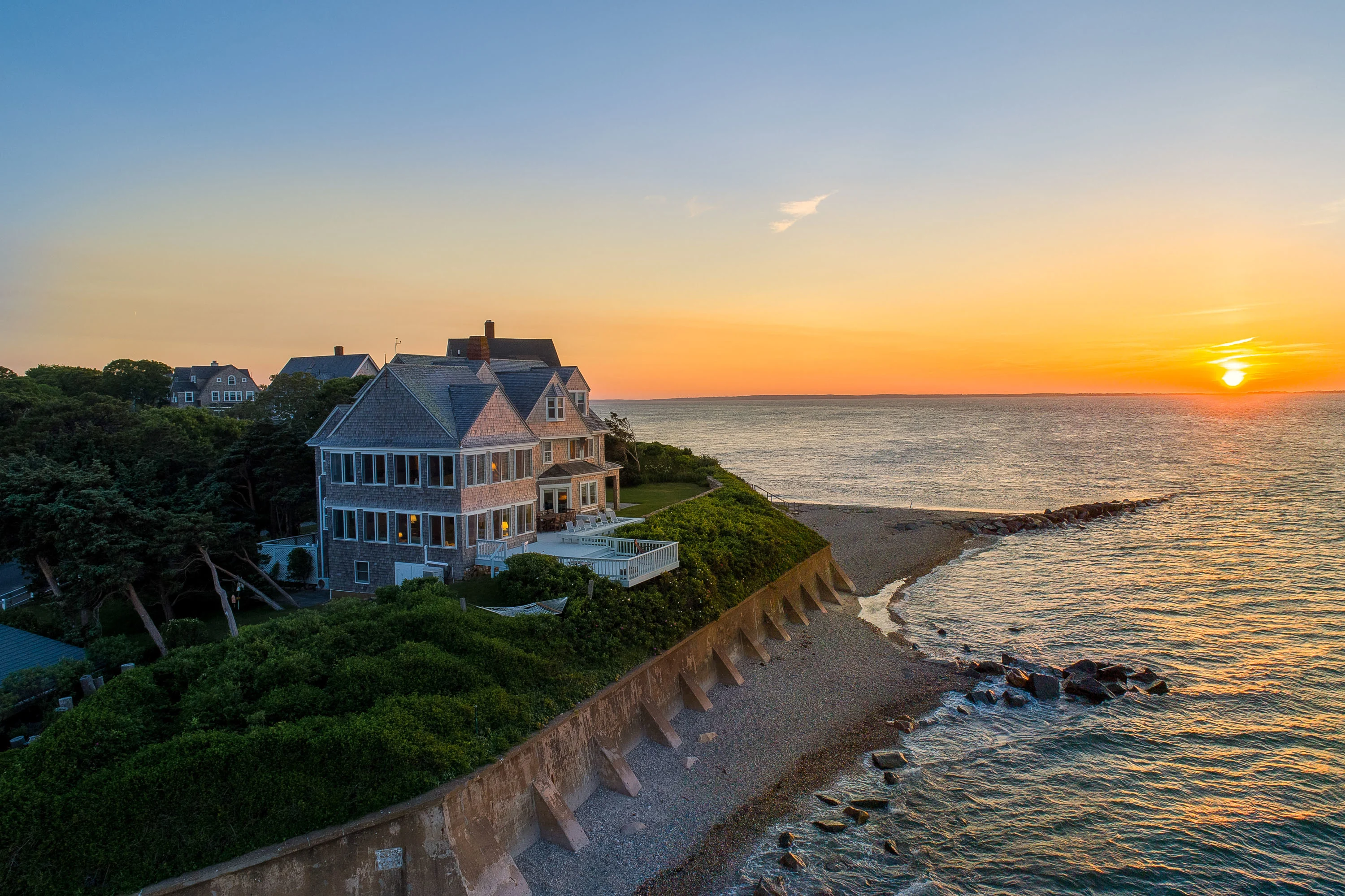 Ocean-Front Estate with Private Beach in Martha’s Vineyard to Auction