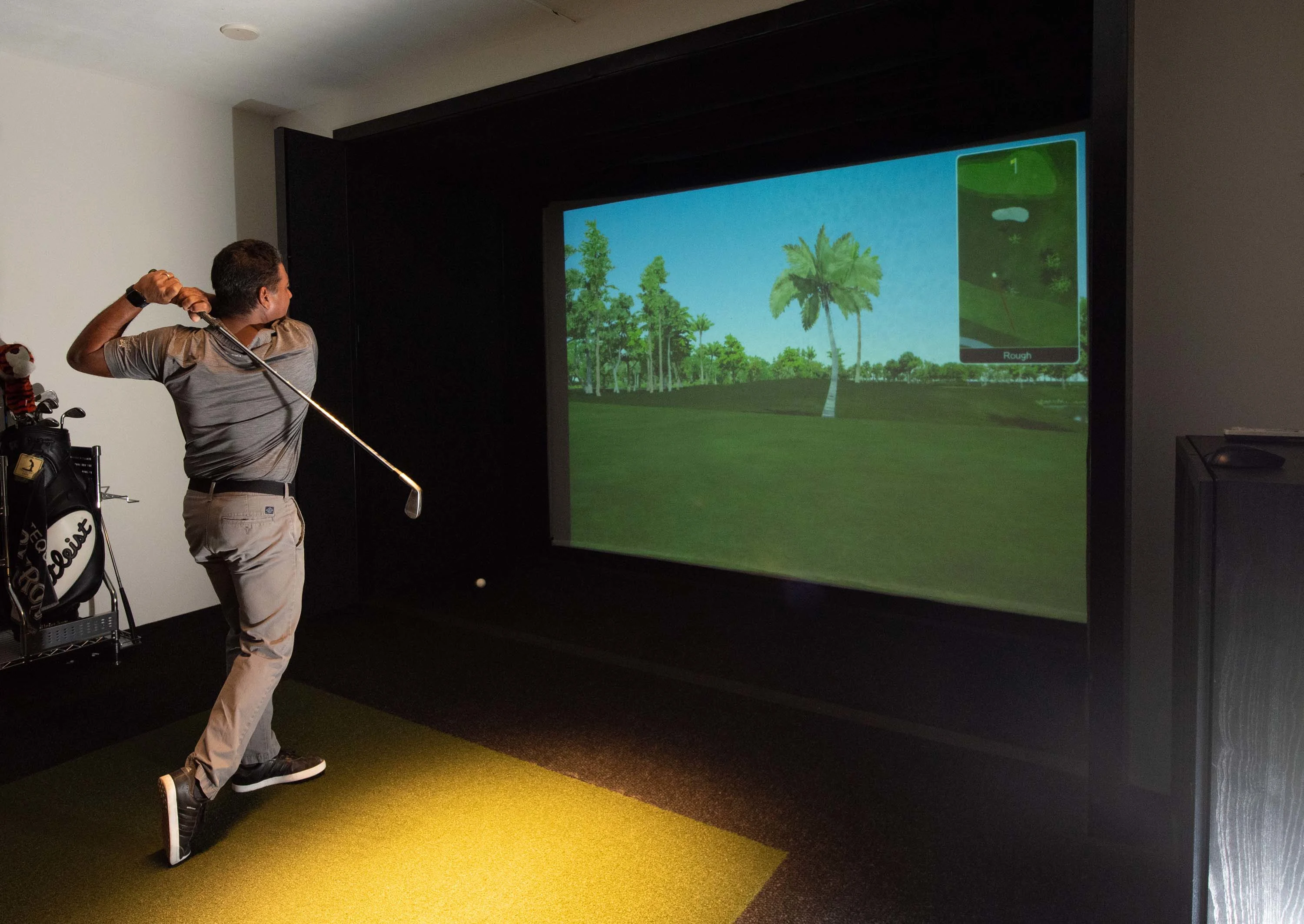 Nevaeh Villa, Long Bay Beach, Long Bay Village , Anguilla - 43_-_Golf_Simulator_daedst
