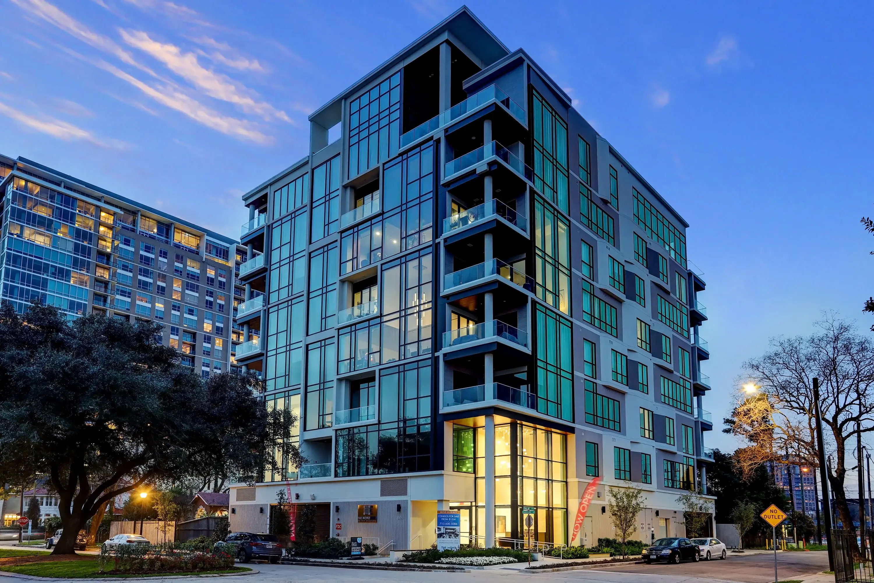 Hero image for Three units at The Mond, 5104 Caroline Street, will sell at auction this month via Concierge Auctions in cooperation with listing agent Linda Spirtos of Douglas Elliman.