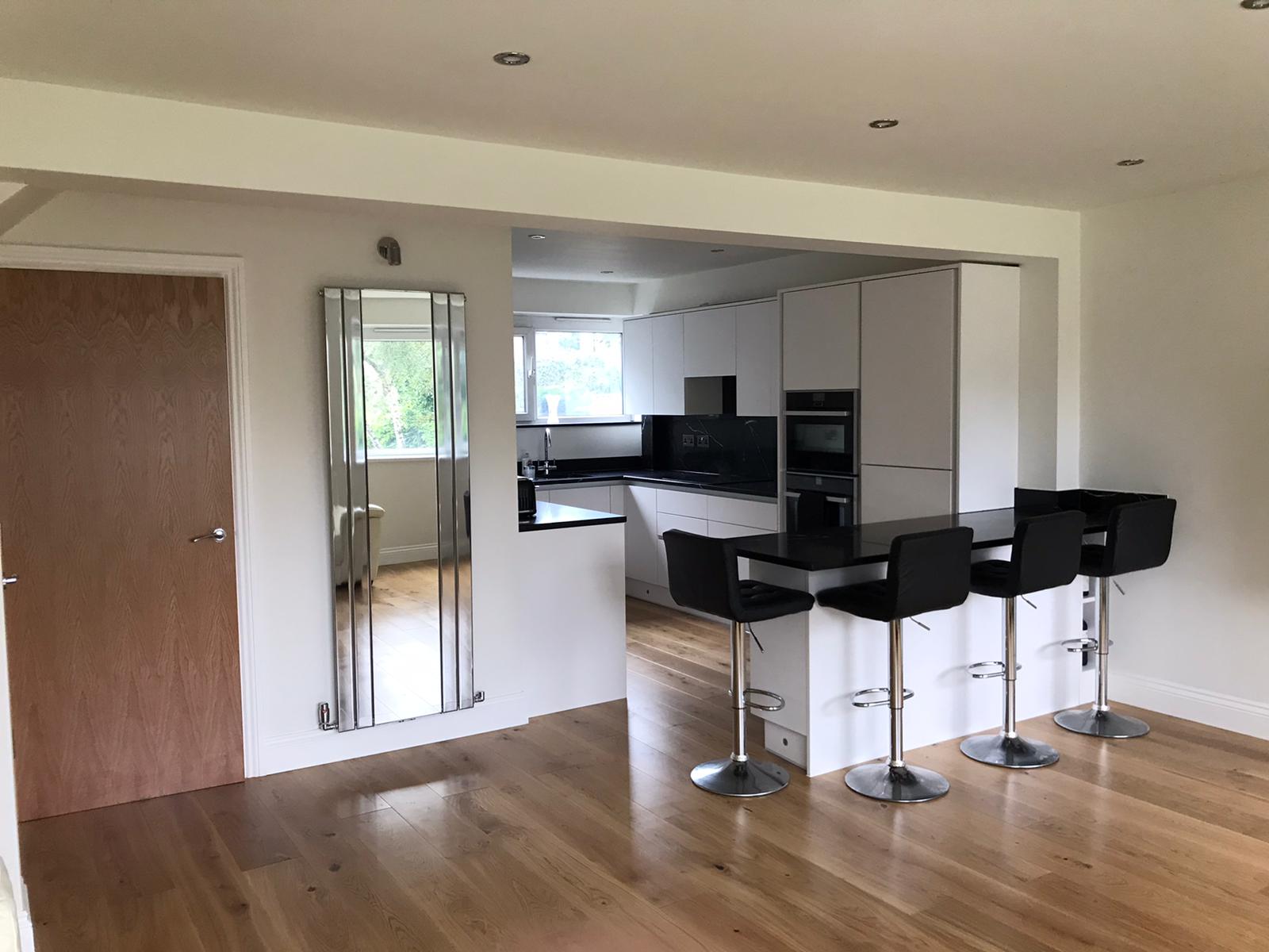 open plan living room