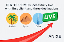 Dertour DMC successfully live with first client and 3 destinations