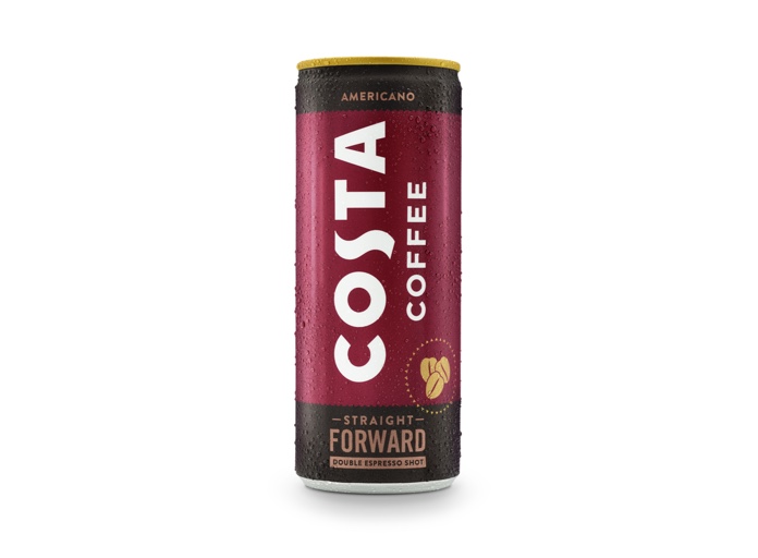 Costa Coffee ready to drink black americano can