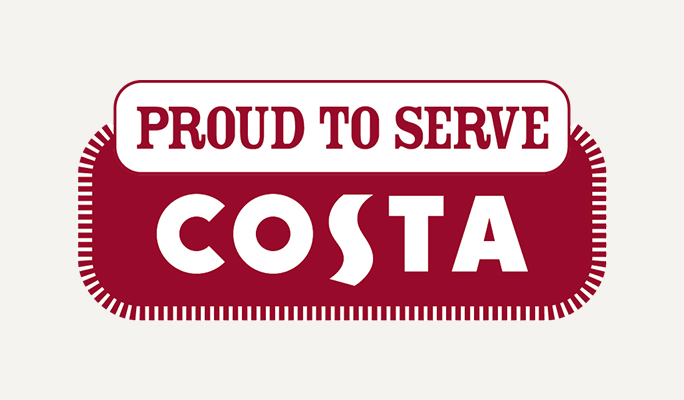 Costa Proud to Serve logo