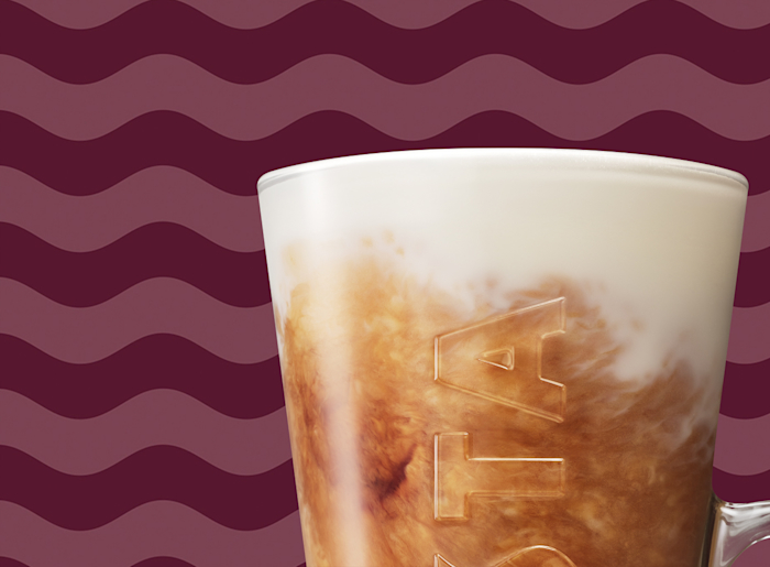 Costa Coffee latte