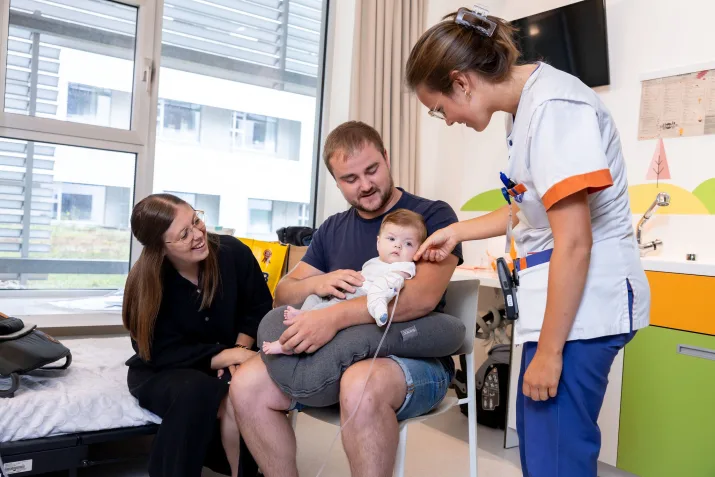 Rooming-in afdeling kinderziekten campus Rumbeke 