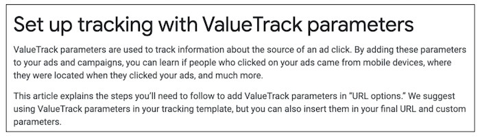 valuetrack