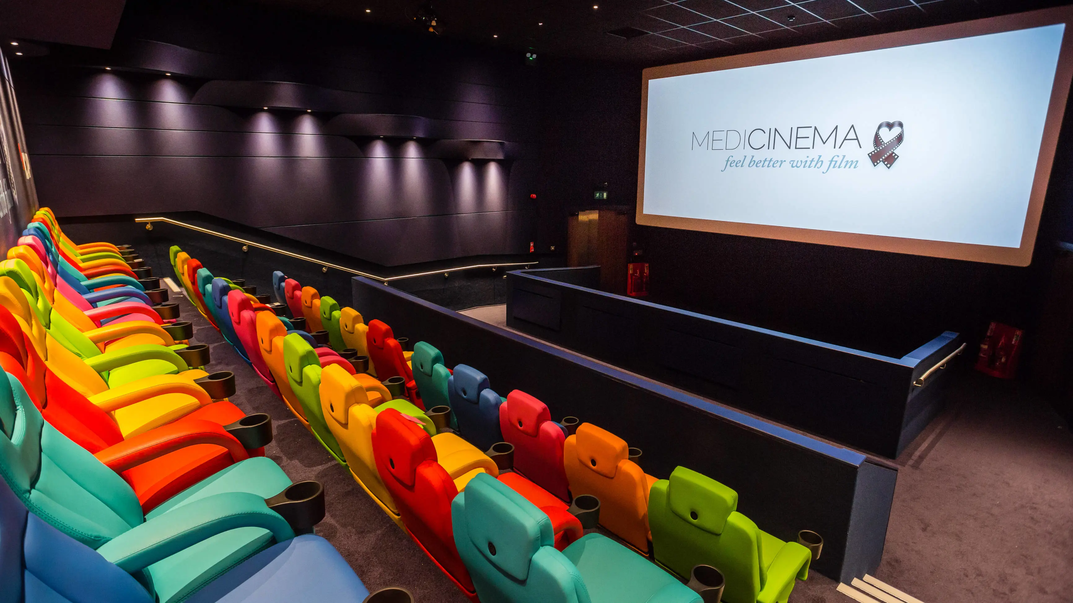 Multi Coloured Cinema Seats