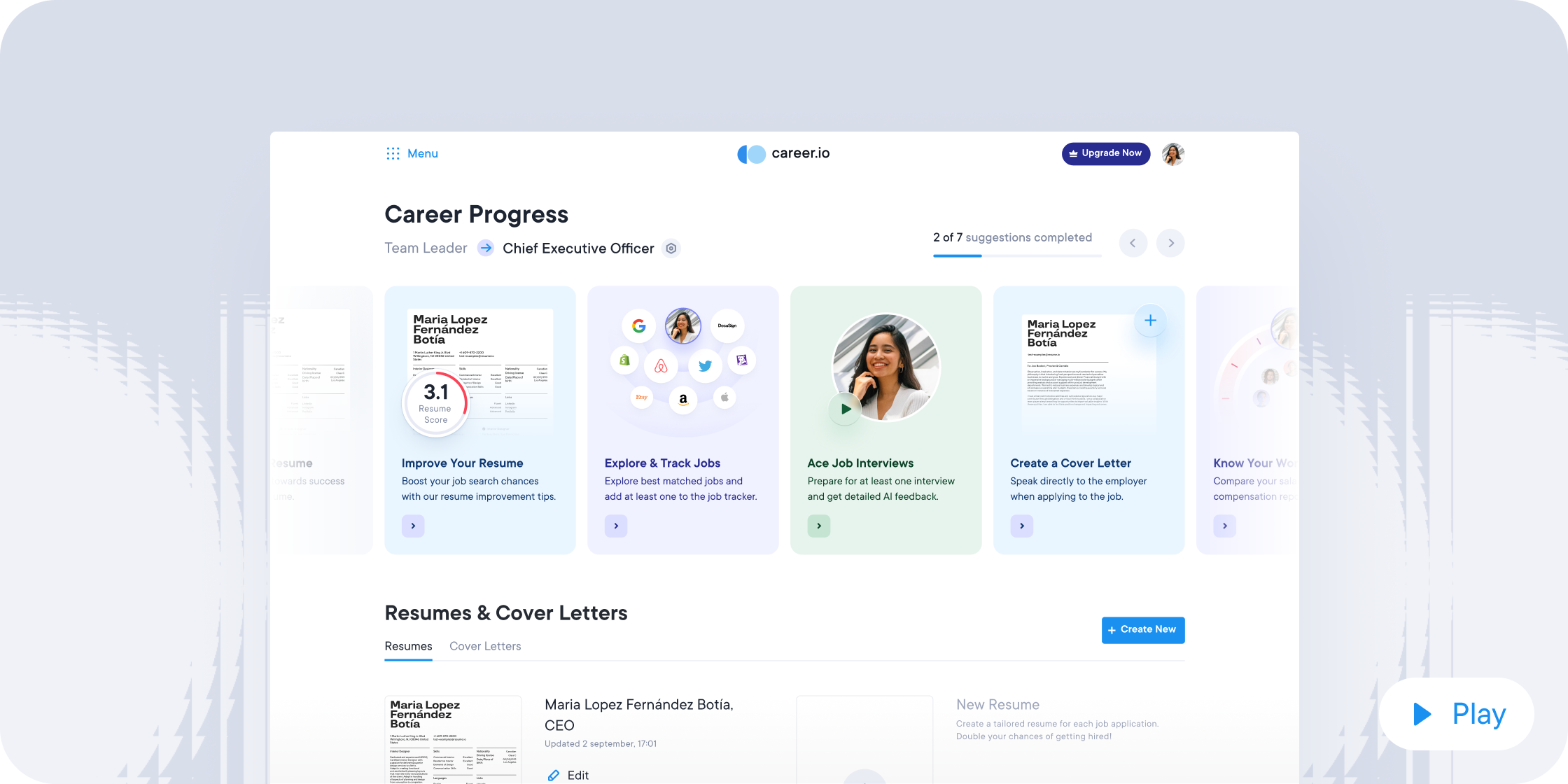 Career.io Membership Options