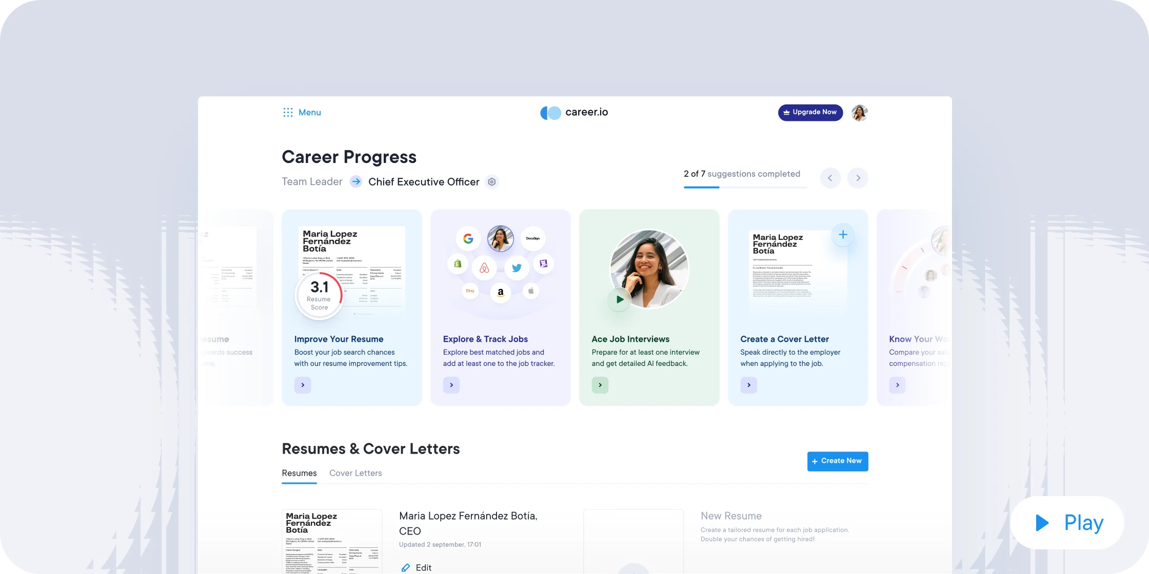 Career.io Membership Options