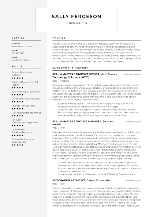 Free resume examples and guides for any industry