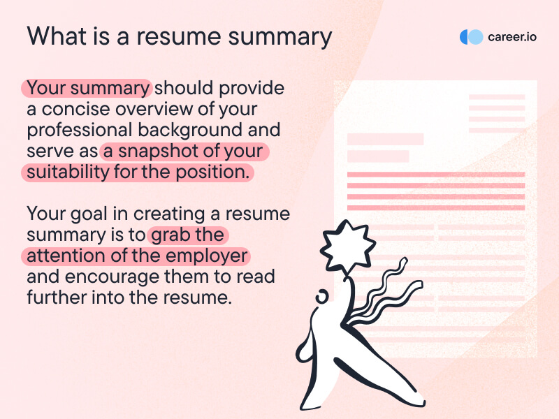 alt="What is a resume summary"