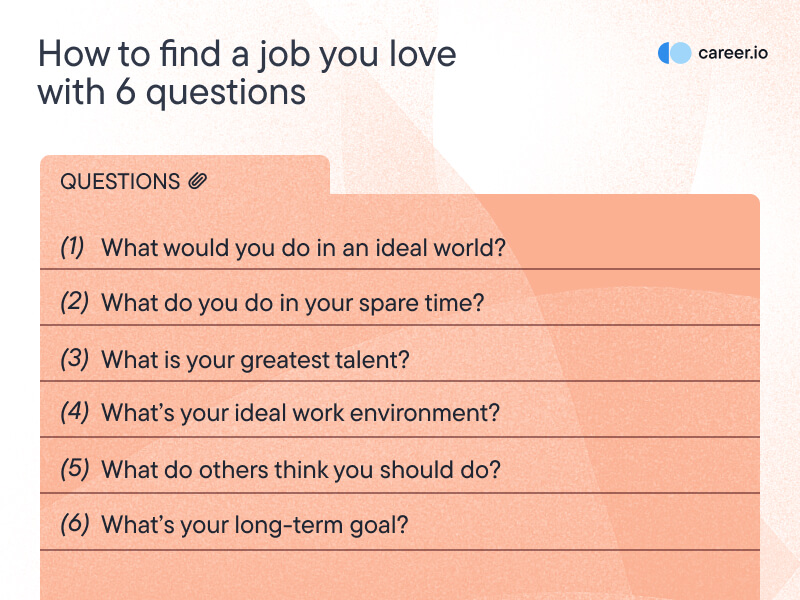 alt="How to find a job you love with 6 questions"