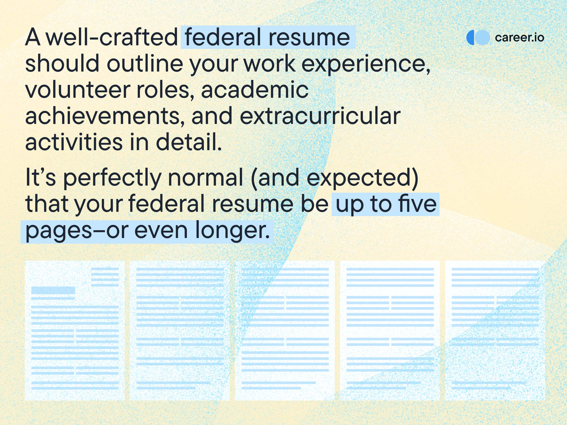 Federal resume tips