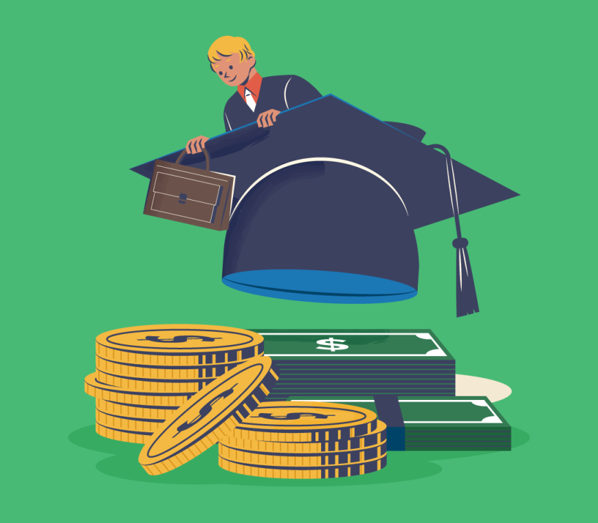 Where college graduates earn the biggest salary premium in the United States