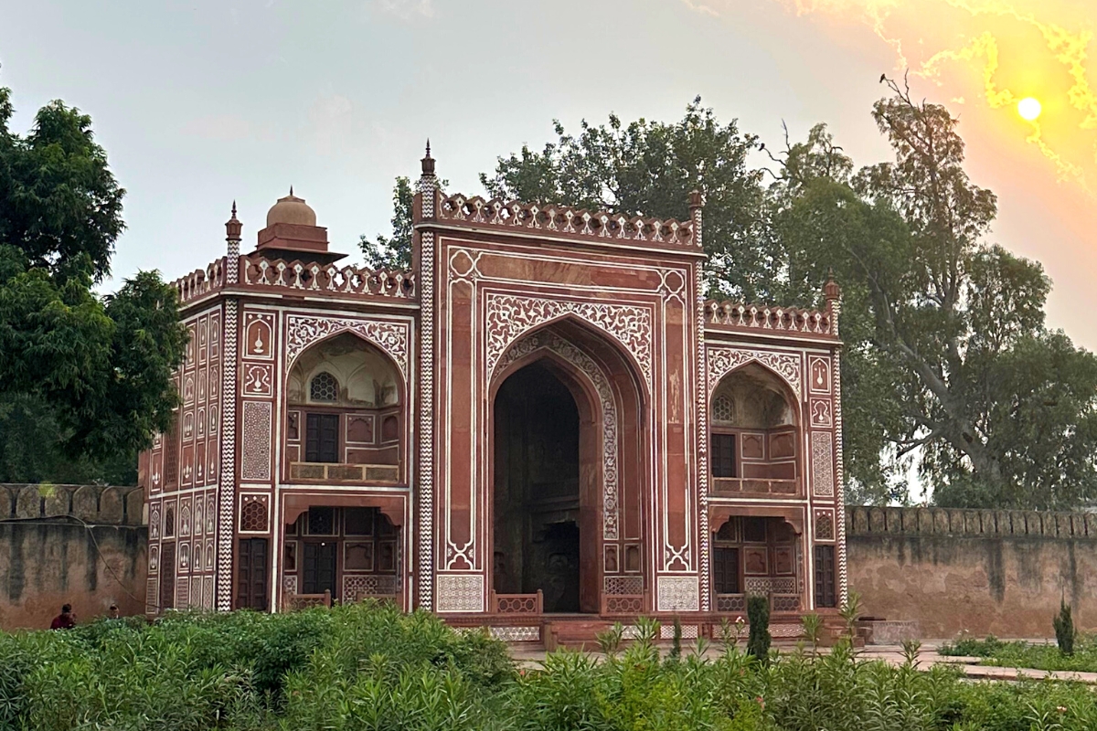 Entrance gate to the Baby Taj in Agra, India