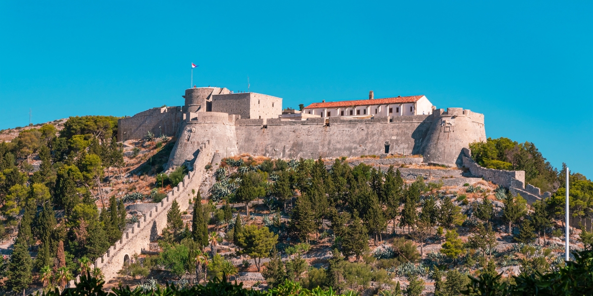 Španjola Fortress, Spanish Fortress, or Fortica Fortress in Hvar, Croatia