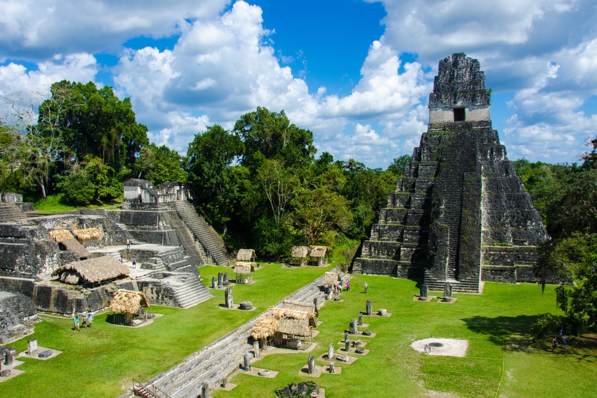 Tikal ancient ruins in Guatemala