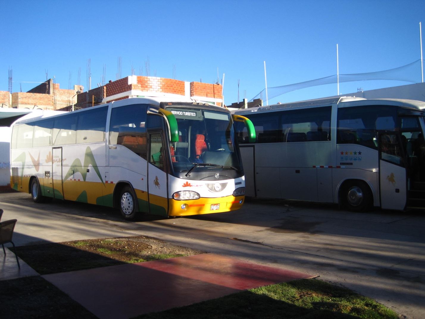 Bus from Puno to Cuzco.