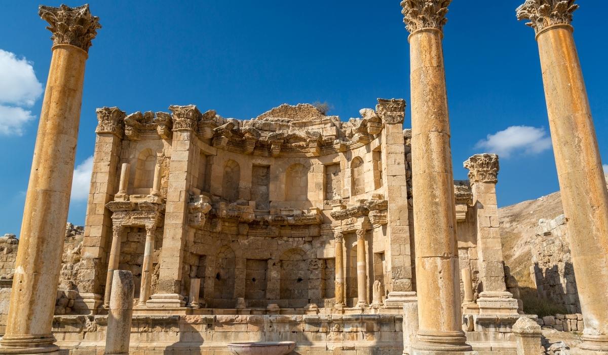 Temple of Artemis in Jerash, Jordan