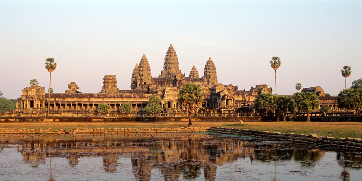 Angkor Wat temple, archaeological site in Siem Reap, Cambodia