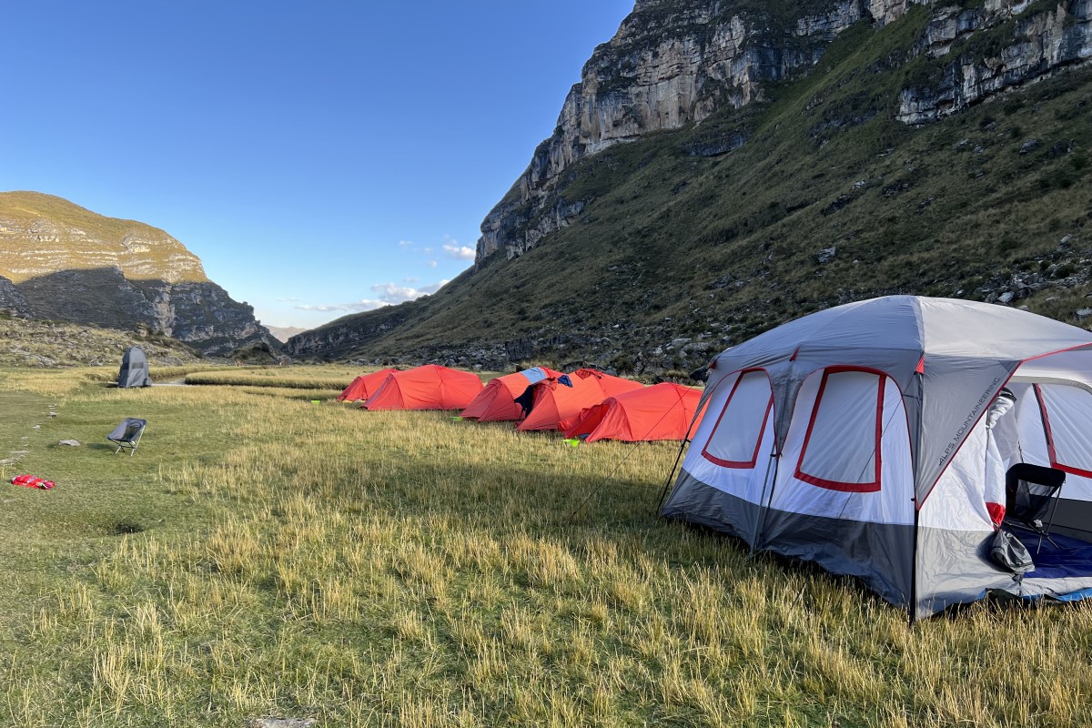3 SA Expeditions Camp Tents Great Inca Trail Qhapaq Nan Peru Trek