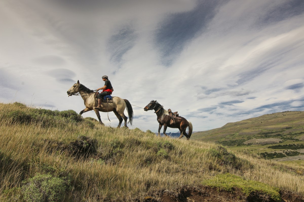 Horseback riding in Patagonia, Chile
