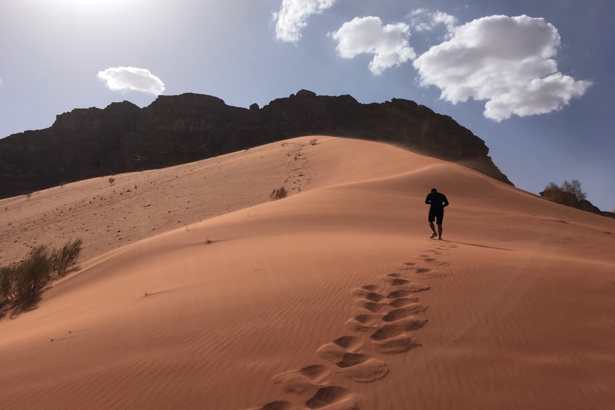 Sand dunes Wadi Rum, Jordan