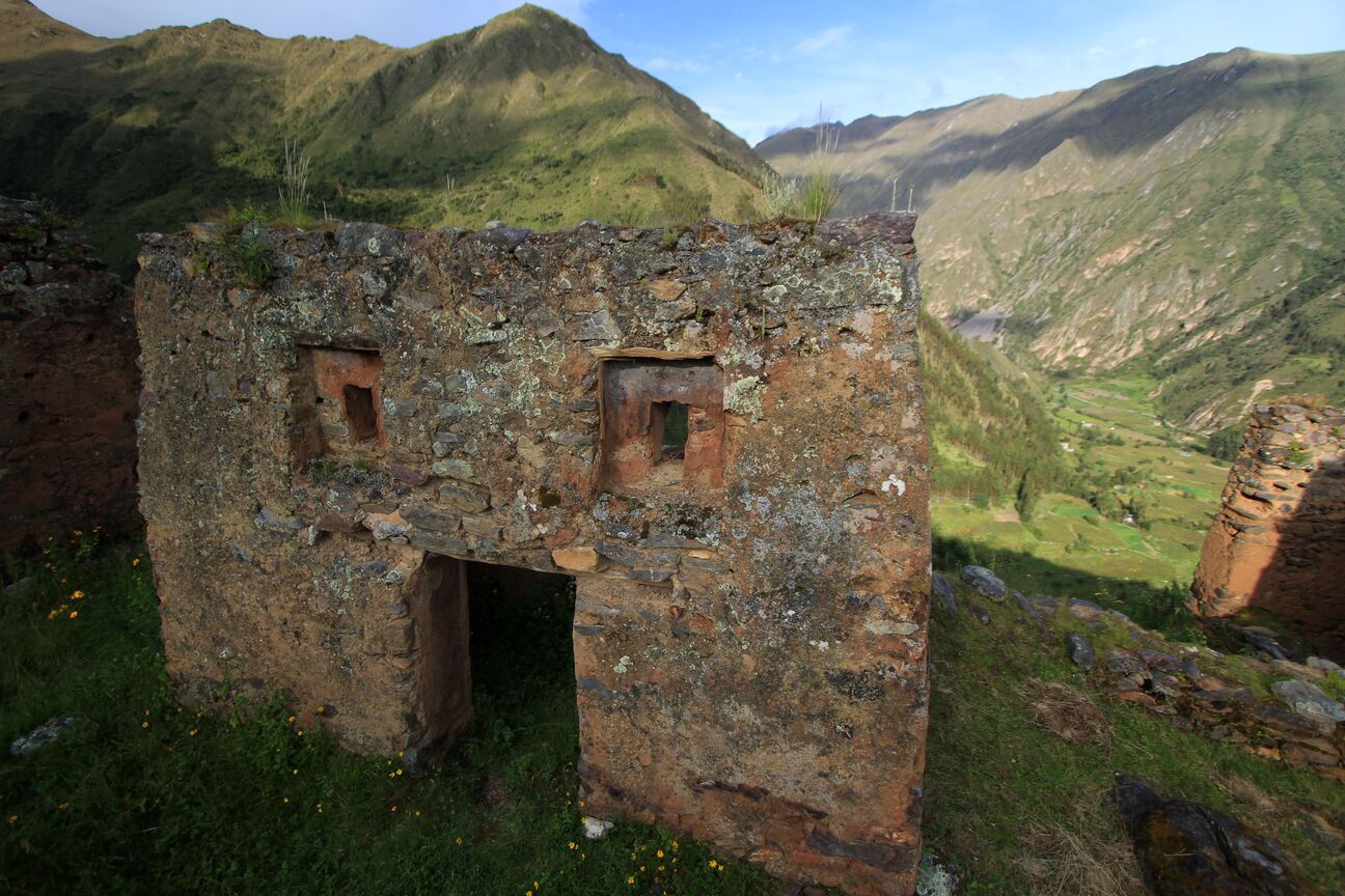 Stone gate and windows