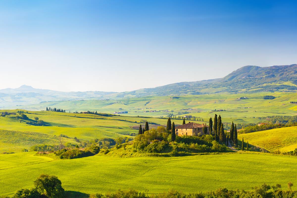 Rolling hills and timeless charm in Tuscany.